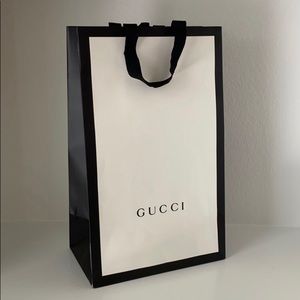 GUCCI Paper Shopping Gift Bag Medium (9”x15”x5.5”)